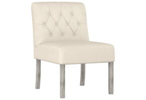 vidaXL Eetkamerstoel Linnen Knopen - 64% Korting