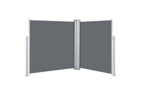 vidaXL Windscherm uittrekbaar 140x600cm Antraciet - 42% Korting!