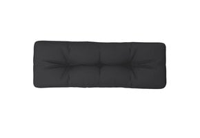 vidaXL Palletkussen Zwart - 120x40x12 cm - 57% Korting