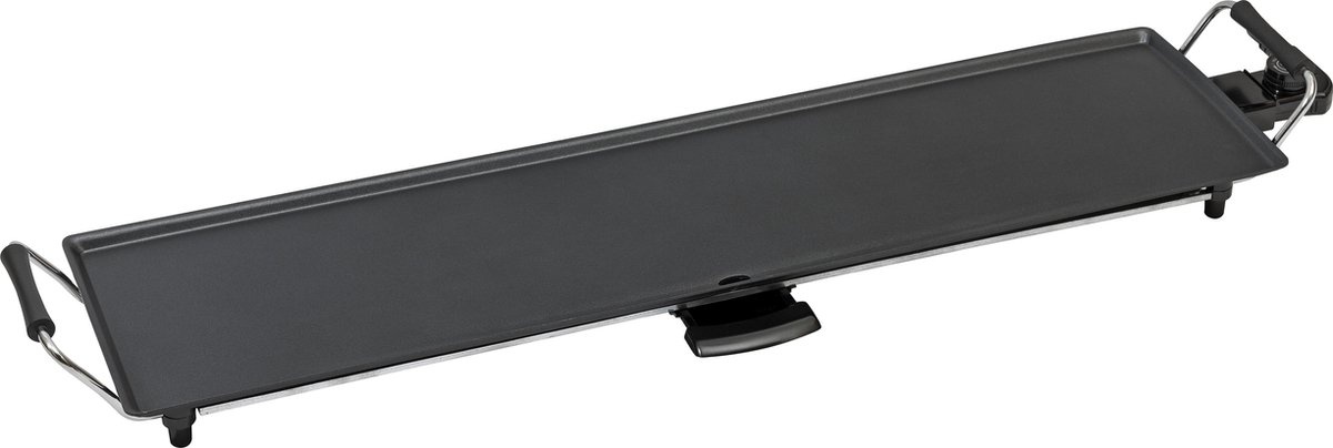 Bestron Bakplaat - ABP604 - 1800W - Gourmet, Grillplaat XL 91x24cm - 8-10 personen - Zwart