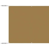 vidaXL Verticale Luifel (60x1000 cm, Beige) - 65% Korting!