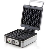 DOMO DO9047W/N Wafelijzer - XXL Belgische Wafels - 1400W - RVS | 53% KORTING
