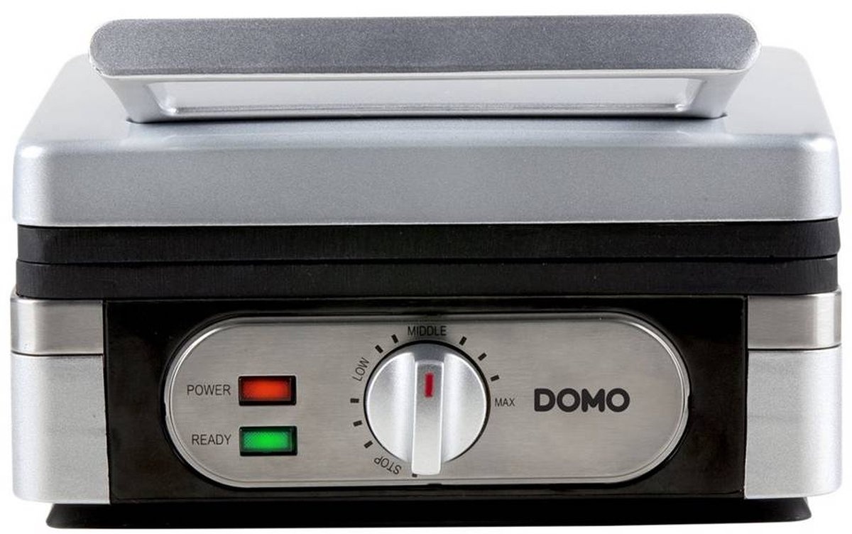 DOMO DO9047W/N Wafelijzer - XXL Belgische Wafels - 1400W - RVS | 53% KORTING