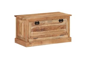 vidaXL Schoenenopbergbank 85x40x45 cm massief acaciahout