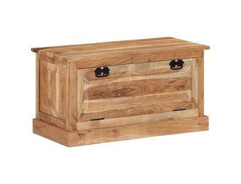 vidaXL Schoenenopbergbank 85x40x45 cm massief acaciahout