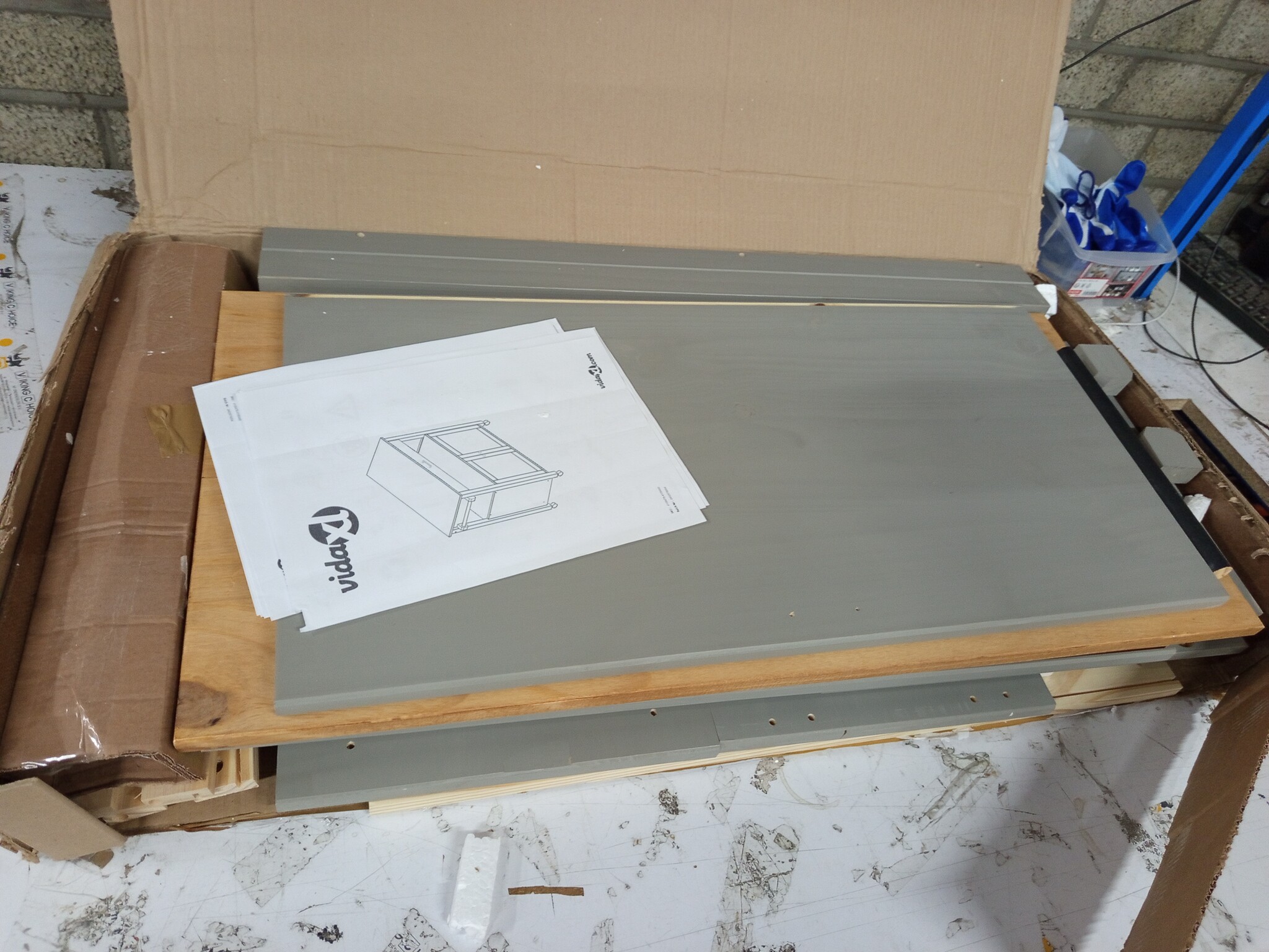 vidaXL Keukentrolley MONZA 84x40x90 cm massief grenenhout