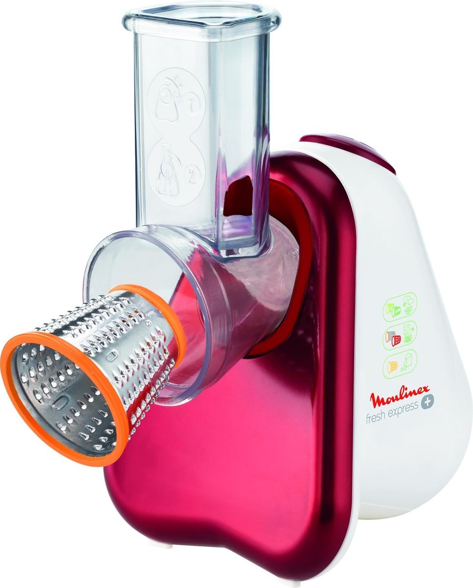 Moulinex DJ755G Fresh Express+ Hakmolen - Rood/Wit | 53% Korting