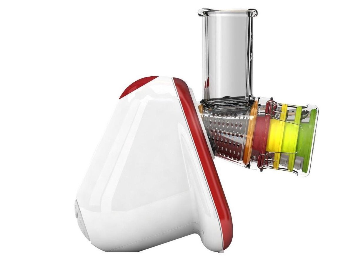 Moulinex DJ755G Fresh Express+ Hakmolen - Rood/Wit | 53% Korting