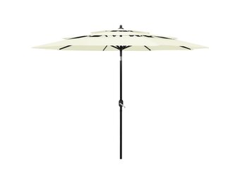 vidaXL Parasol 3m zandkleurig - 65% korting!