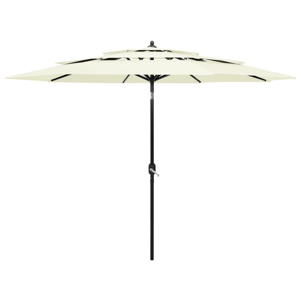 vidaXL Parasol 3m zandkleurig - 65% korting!