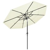 vidaXL Parasol 3m zandkleurig - 65% korting!