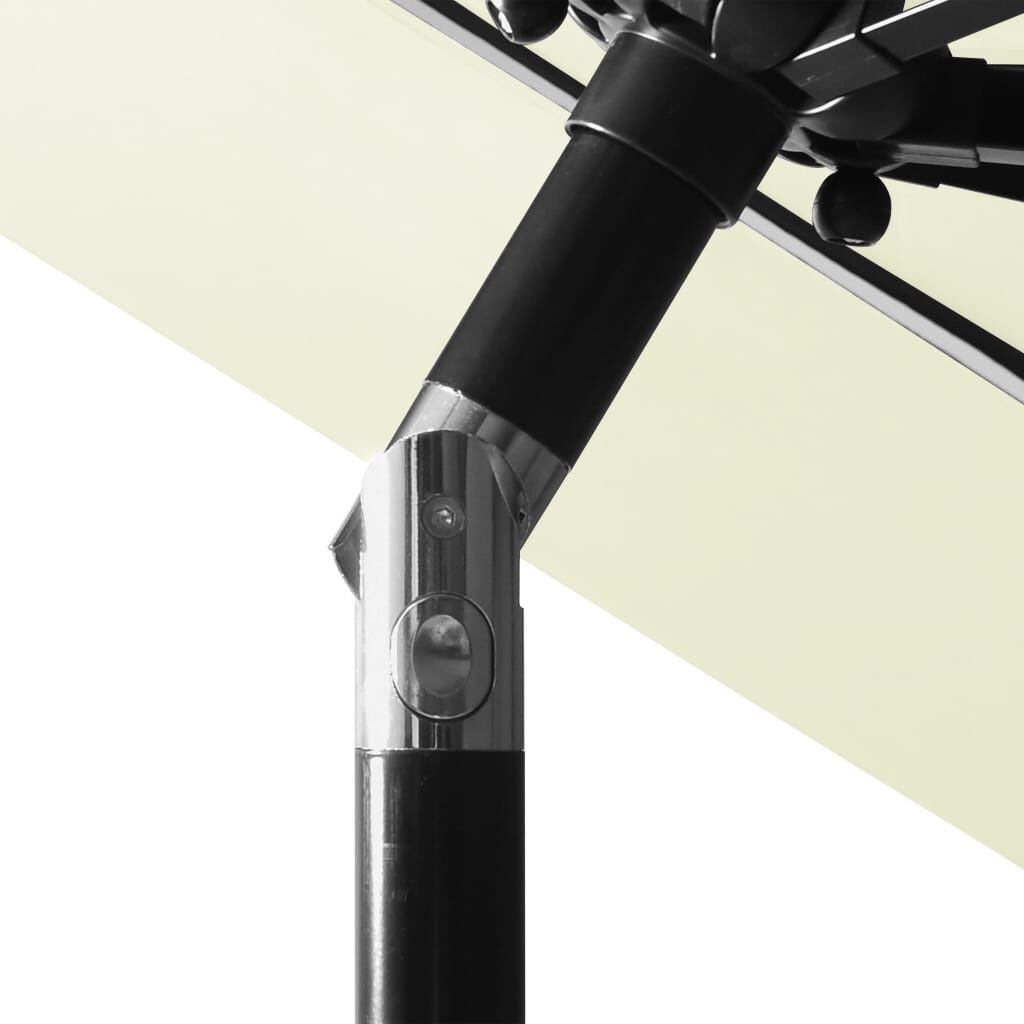 vidaXL Parasol 3m zandkleurig - 65% korting!