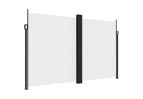 vidaXL Windscherm Uittrekbaar 200x1200cm Wit - 42% Korting