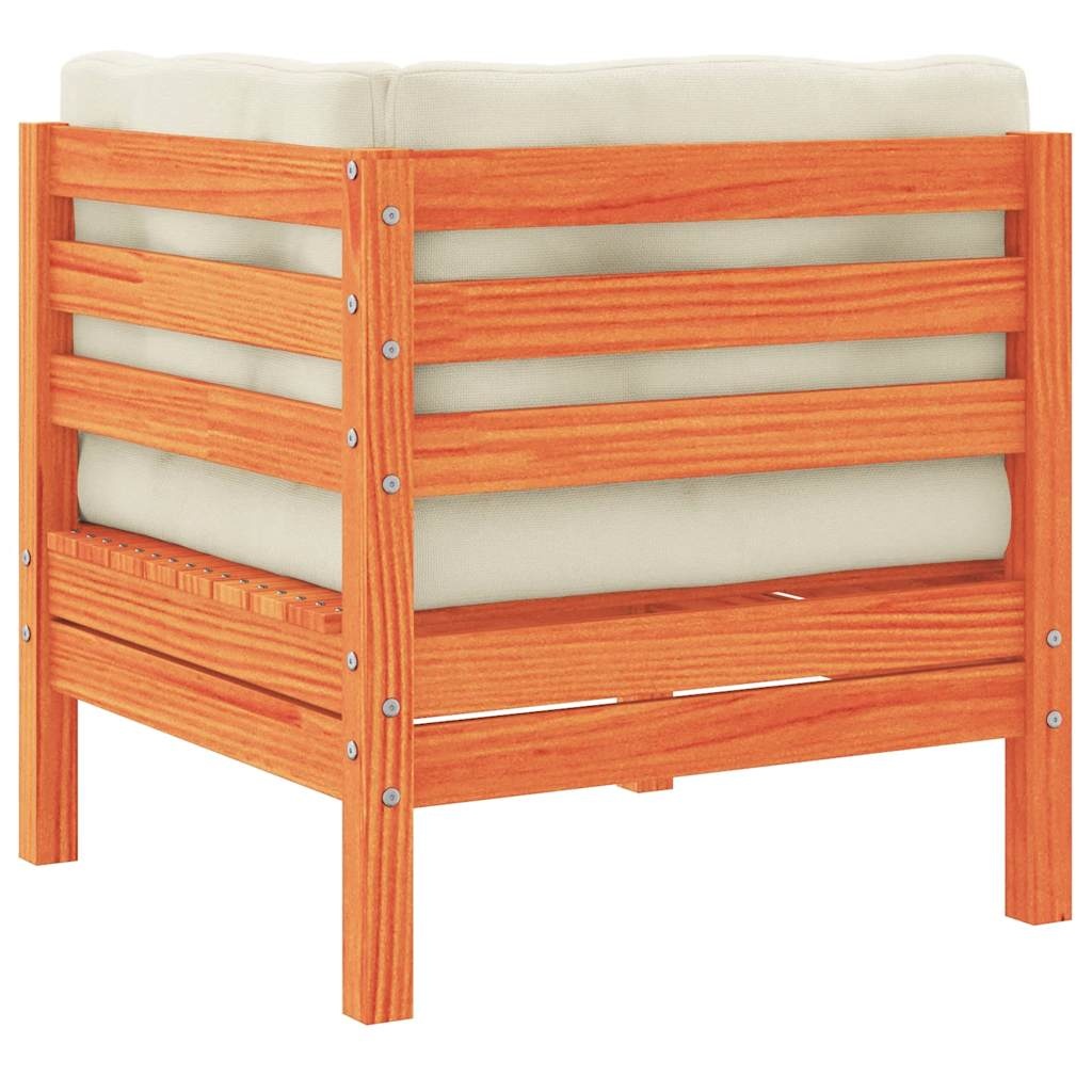 vidaXL Tuinhoekbank Grenenhout & Kussens - 47% Korting!