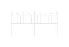 vidaXL Hoofdbord Metaal Wit 160cm | 76% Korting