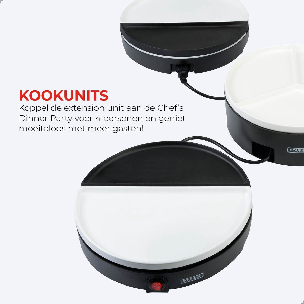 Bourgini Chef's Dinner Party Uitbreidingsset - Gourmet Bakplaat - 53% Korting
