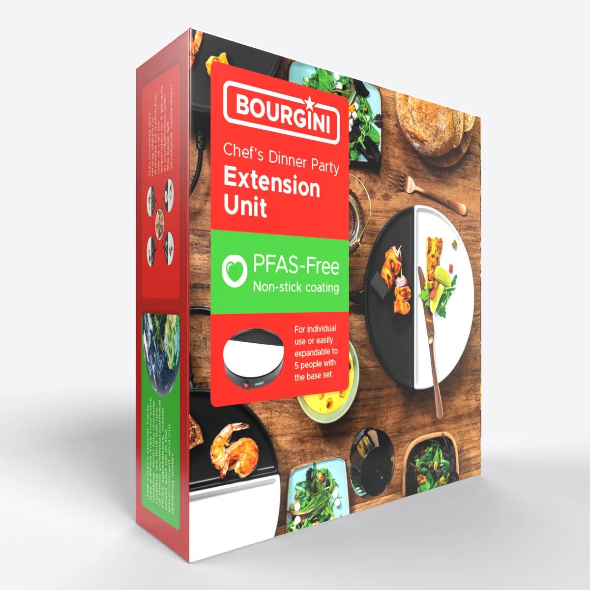 Bourgini Chef's Dinner Party Uitbreidingsset - Gourmet Bakplaat - 53% Korting