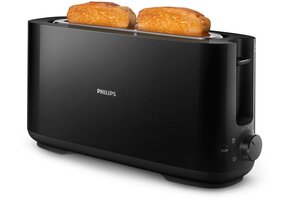 Philips Daily HD2590/90 Broodrooster (Zwart) - 47% Korting!