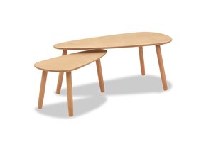 VidaXL Salontafelset Grenenhout - 51% Korting!