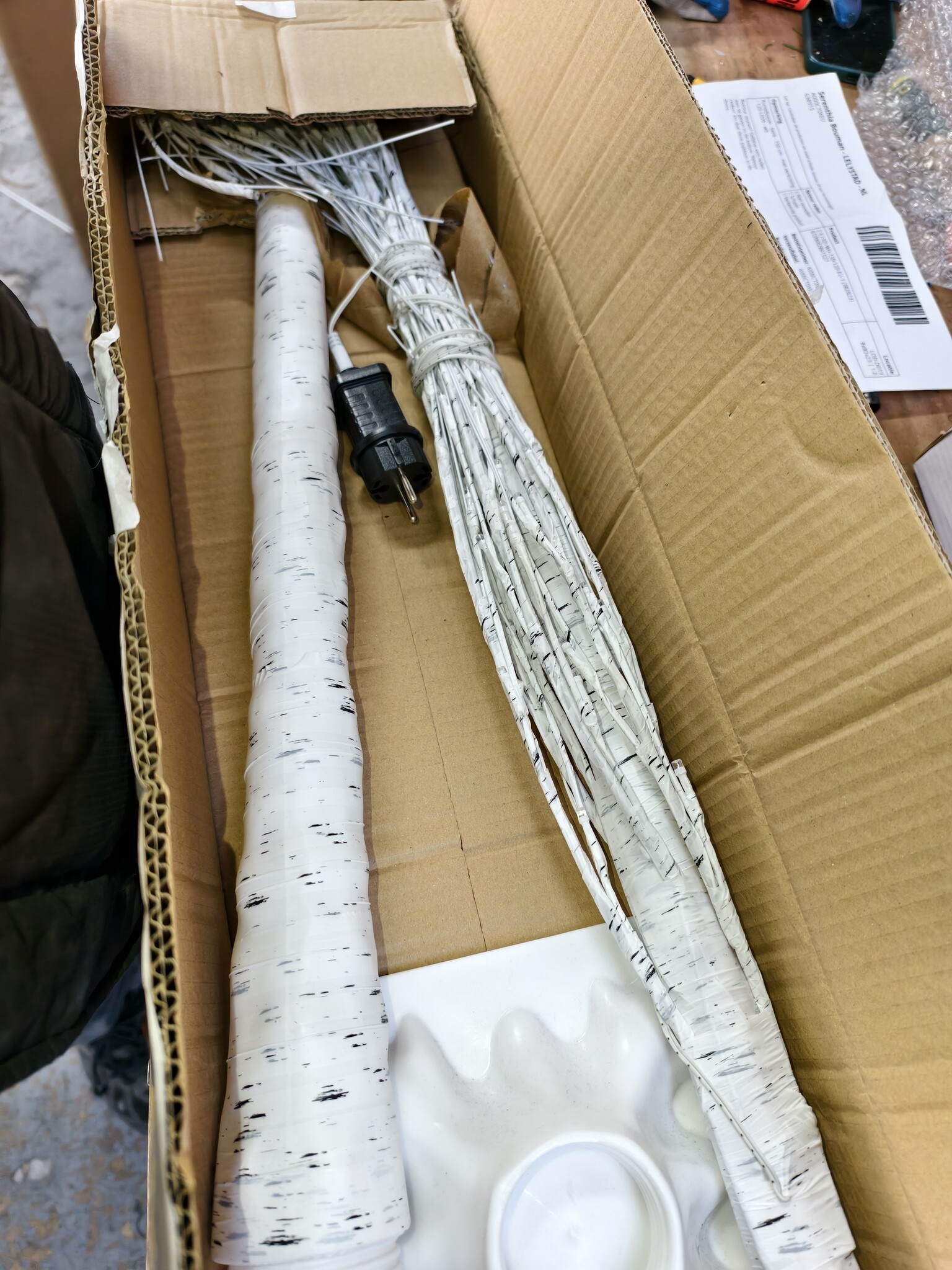 Kunstboom Berk 150cm met 120 LEDS (Wit) - 64% Korting!