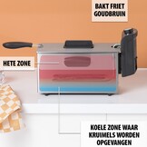 Tristar Frituurpan 3L (2000W) - 53% korting! | FR-6946 RVS