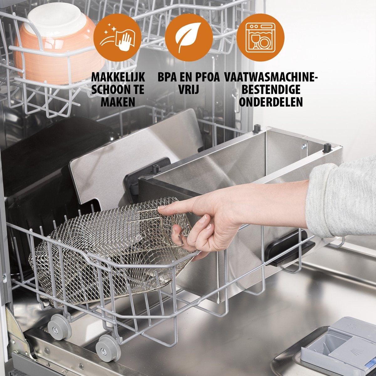 Tristar Frituurpan 3L (2000W) - 53% korting! | FR-6946 RVS