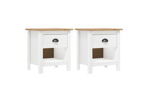 vidaXL Nachtkastjes 2 st. Hill Range (46x35x49,5 cm) - 55% Korting!
