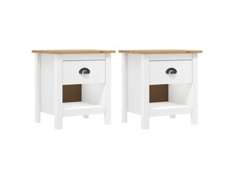 vidaXL Nachtkastjes 2 st. Hill Range (46x35x49,5 cm) - 55% Korting!
