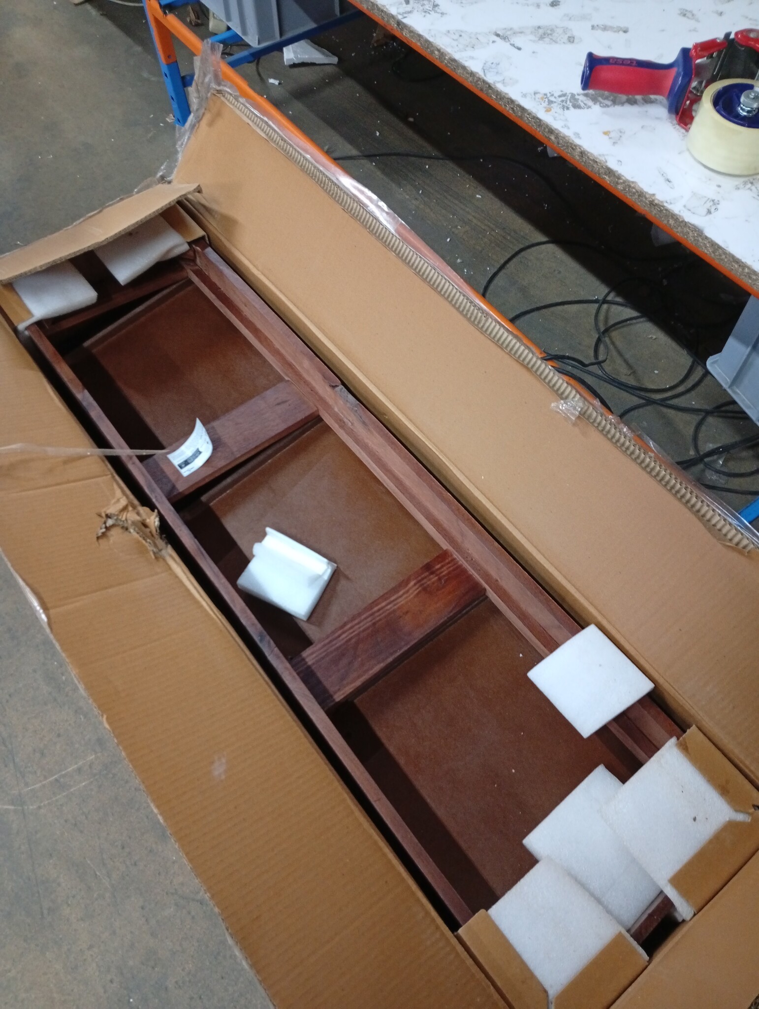 VidaXL TV-meubel 120x30x40 cm Sheeshamhout - Nu 60% Korting!