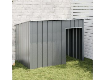 vidaXL Hondenhok met dak 153x91x110 cm Staal Antraciet - 60% Korting!