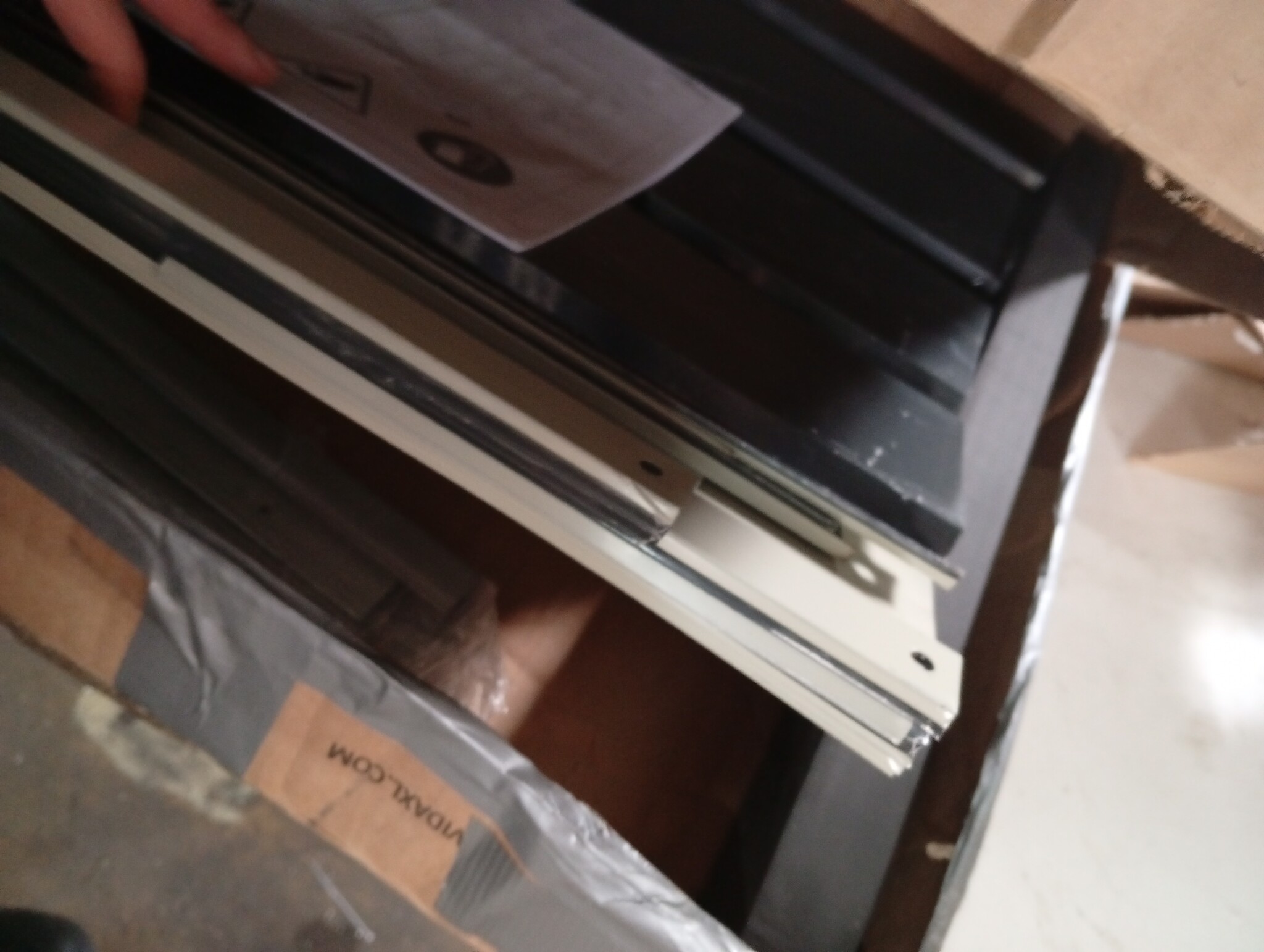 vidaXL Hondenhok met dak 153x91x110 cm Staal Antraciet - 60% Korting!