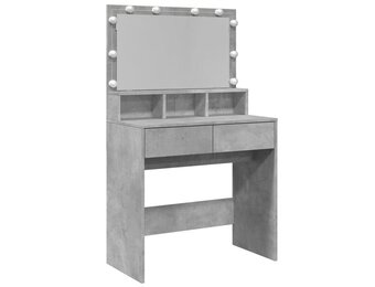 vidaXL Kaptafel met LED - 35% Korting - Betongrijs