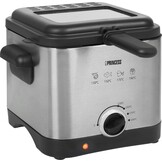 Princess Mini Friteuse 1.5L - 1000W - Geborsteld RVS - Nu met 16% korting!