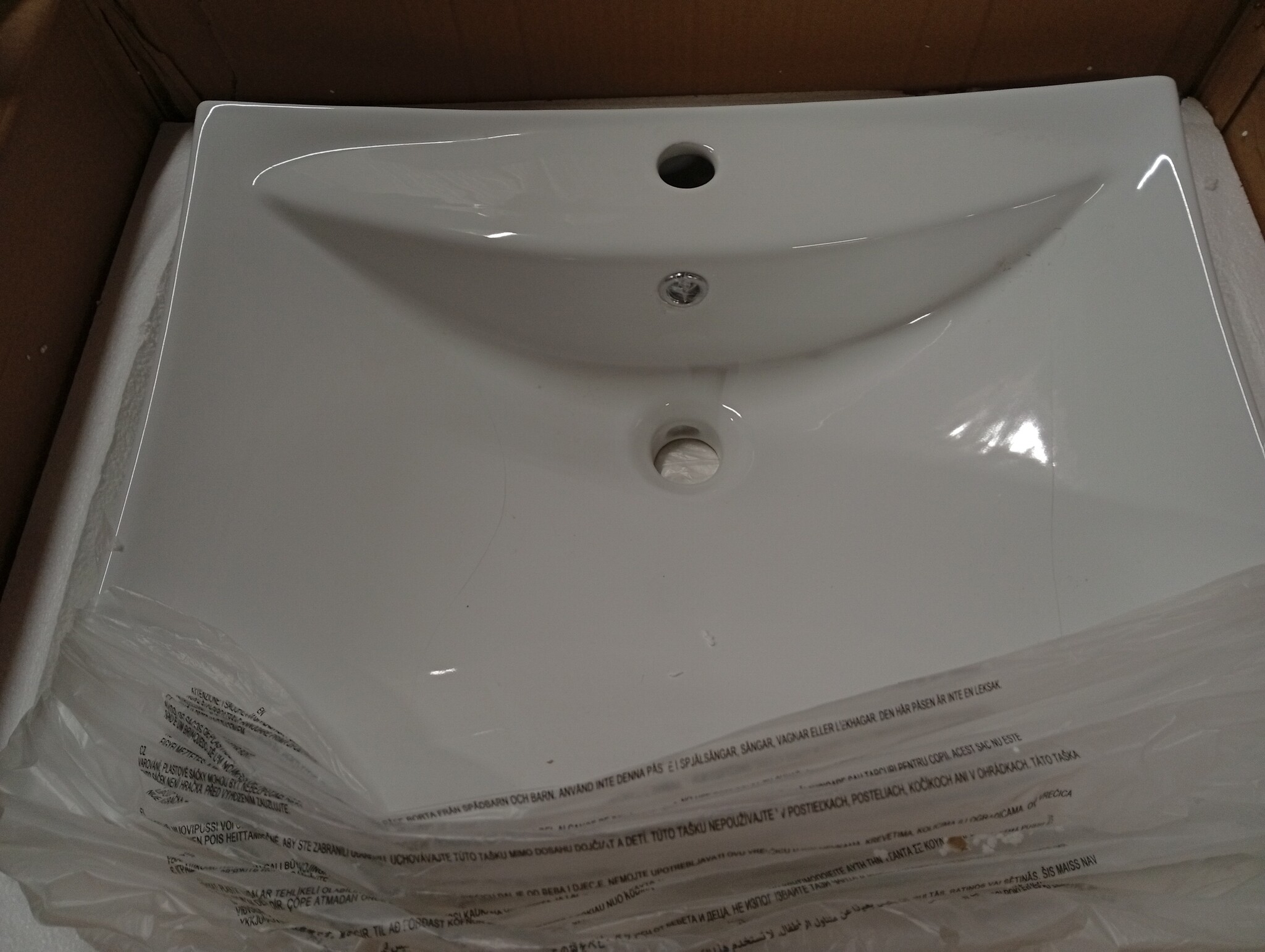 vidaXL Rechthoekige Keramiek Wastafel - 55% Korting