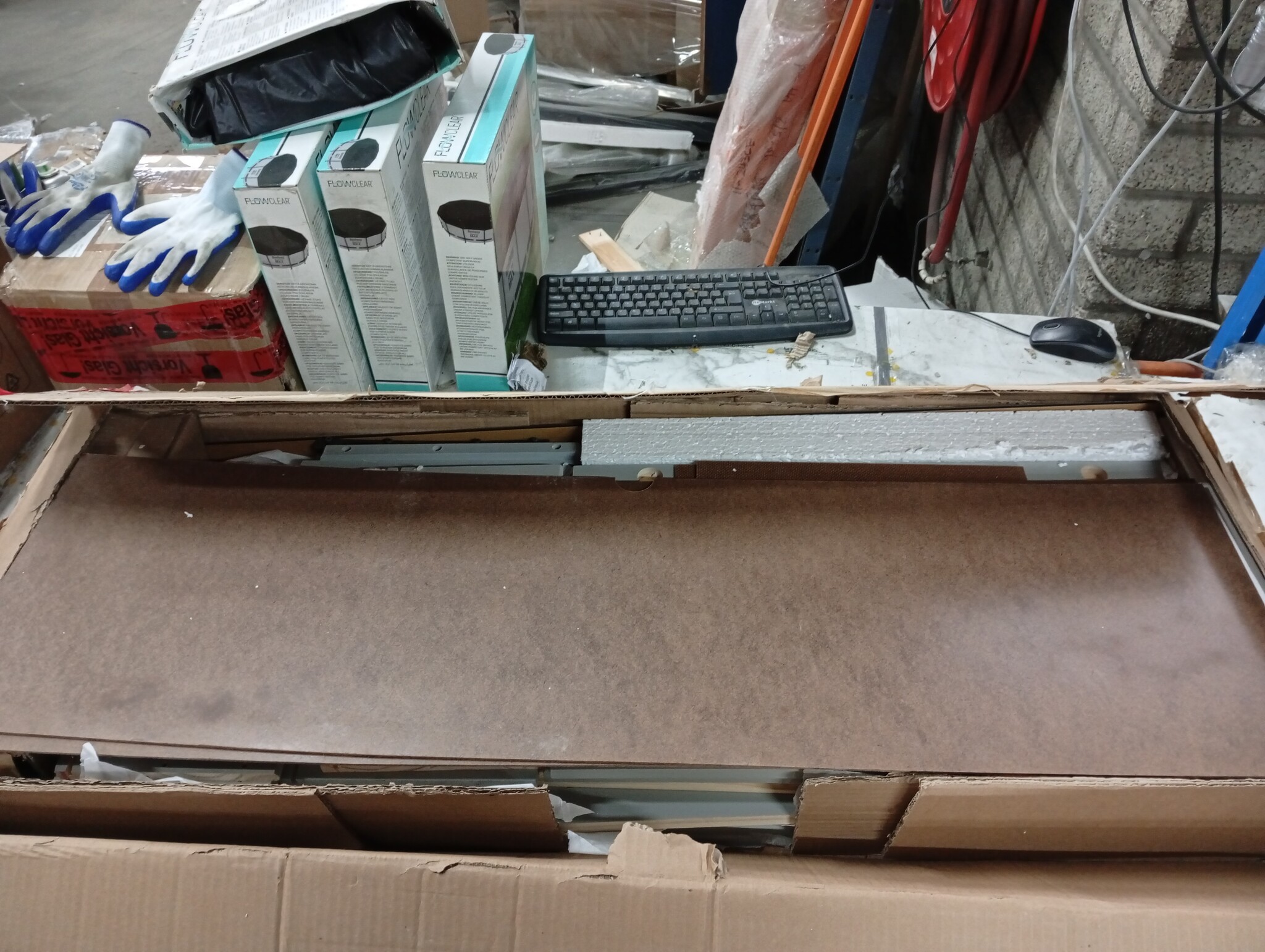 vidaXL Dressoir OSLO Grenenhout Grijs - 55% Korting