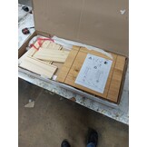 vidaXL Dressoir Panama Grenenhout Wit - 5 Lades - 55% Korting!