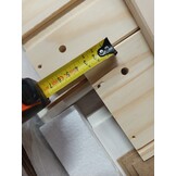 vidaXL Dressoir Panama Grenenhout Wit - 5 Lades - 55% Korting!