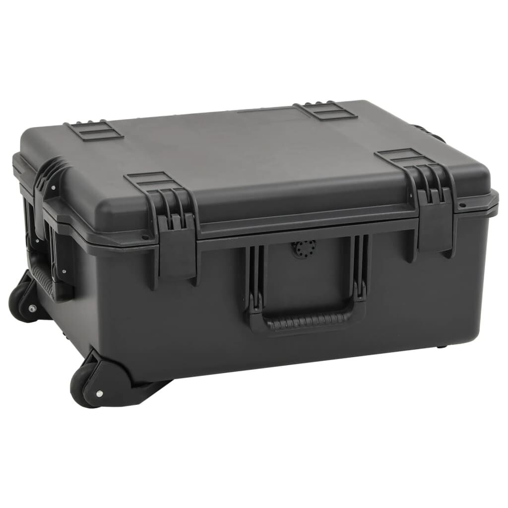 vidaXL Flightcase Draagbaar 62,5x50x28,5 cm PP Zwart | 35% Korting