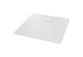 vidaXL Douchebak 90x90 cm SMC Wit - Nu met 35% Korting!