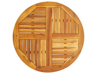 vidaXL Tafelblad Massief Acaciahout Ø 80 cm - 35% Korting