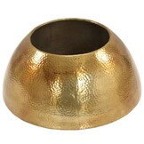 vidaXL Salontafel 70x30 cm: Gehamerd Aluminium, Messingkleurig (35% Korting!)