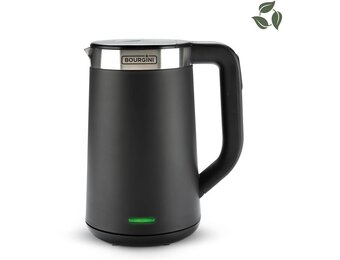 Bourgini Elements Waterkoker - Zwart - 1.7L - 35% Korting