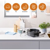 Tristar Elektrische Hapjespan PZ-9135 - Ø30cm - 1500W - PFAS-vrij - 35% Korting!