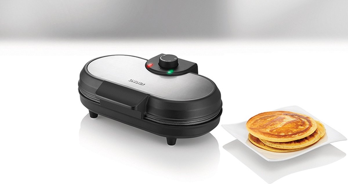 Unold Dubbele Pancakemaker Zwart/RVS - 44% Korting!