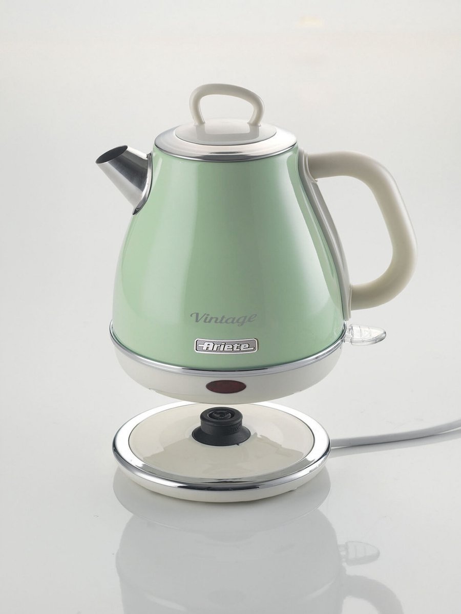 Ariete Vintage Waterkoker Groen - 1L - 1630W - 35% Korting!