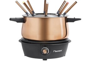 Bestron Fondueset Elektrisch AFD850CO (Koper) - 1500W - 47% Korting!