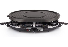 Princess Gourmetstel 162700 - Raclette & Crêpe - 8 Pers. - 35% Korting