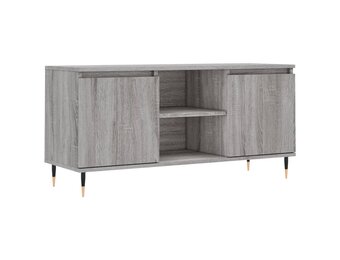vidaXL TV-meubel 104x35x50cm Grijs Sonoma Eiken - 35% Korting!