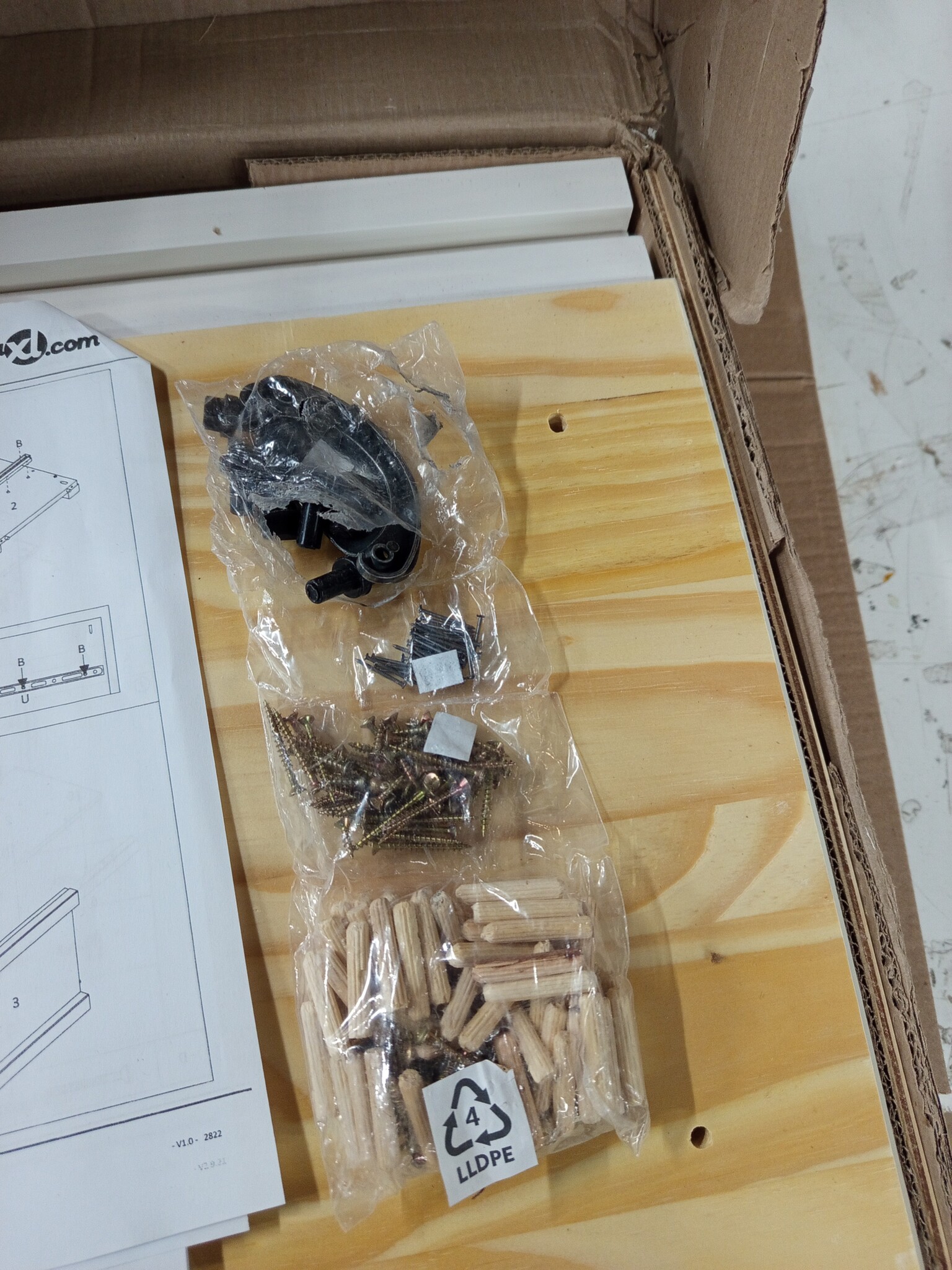 vidaXL Nachtkastjes 2 st Hill Grenenhout Wit - 60% Korting!