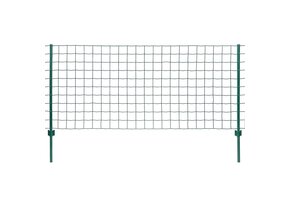 VidaXL Euro hek 20x1,2 m Staal Groen | Nu 60% Korting!